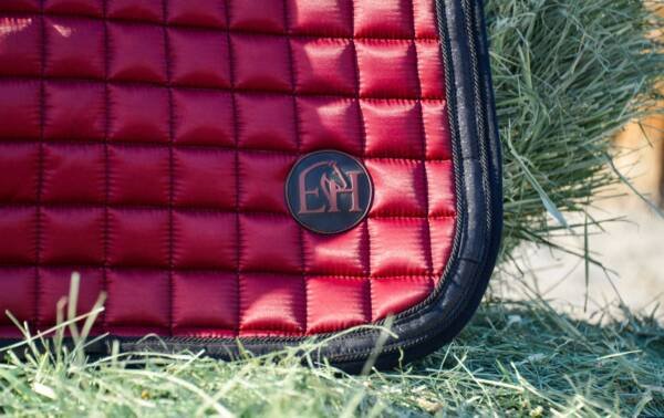 Burgundy & Black Saddle Pad - Image 2