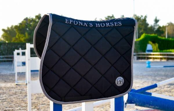 Black & Grey Saddle Pad