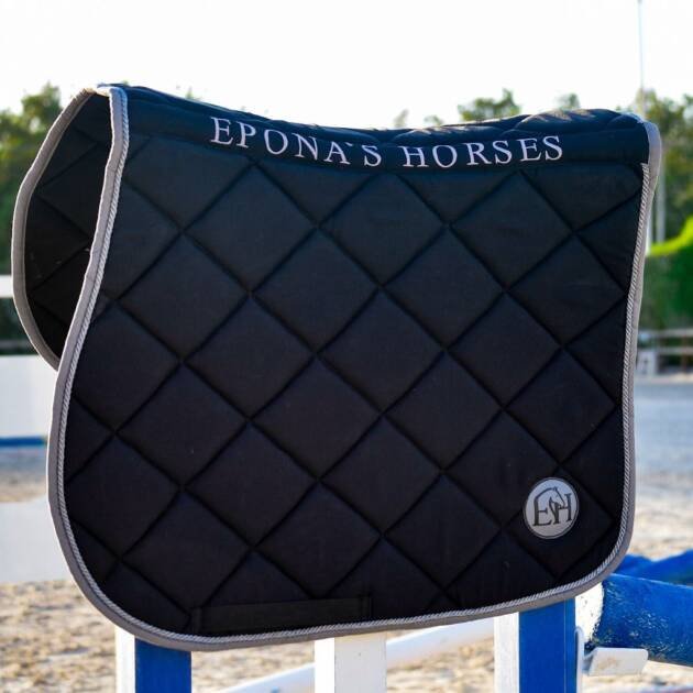 Black & Grey Saddle Pad